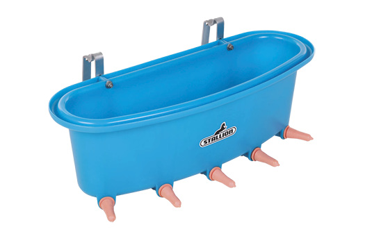 Stallion – 5 Teat Non-Compartment Oval Feeder